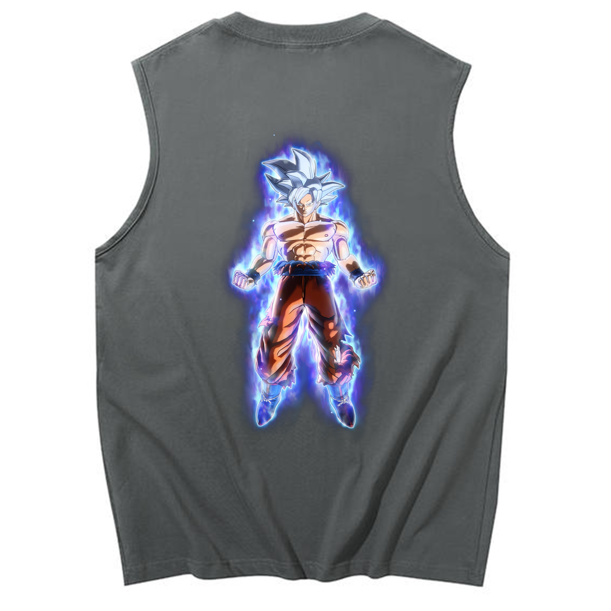 （画像用） ドラゴンボール 孫悟空（そん ごくう）Son Goku カカロット DRAGON BALL Kakarotto コットン100％タンクトップ（背面プリント）